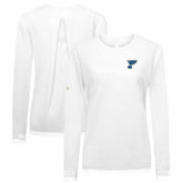 St. Louis Blues Levelwear Women's Sequoia Primary Logo Long Sleeve T-Shirt