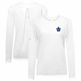 Toronto Maple Leafs Levelwear Women's Sequoia Primary Logo Long Sleeve T-Shirt