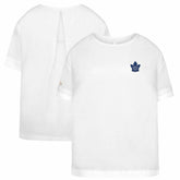Toronto Maple Leafs Levelwear Women's Tulip Primary Logo T-Shirt