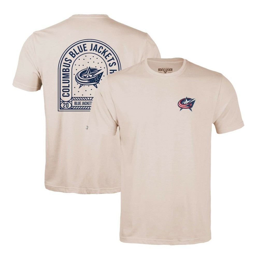 Columbus Blue Jackets Levelwear Richmond Stained Glass T-Shirt