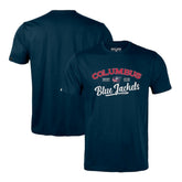 Columbus Blue Jackets Levelwear Richmond Ice Wall T-Shirt