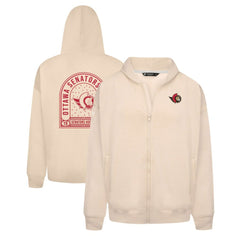 Ottawa Senators Levelwear Uphill Stained Glass Full-Zip Hoodie Jacket