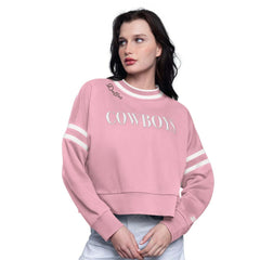 NFL Dallas Cowboys Starter Women's Power Play Cropped Pullover Sweatshirt