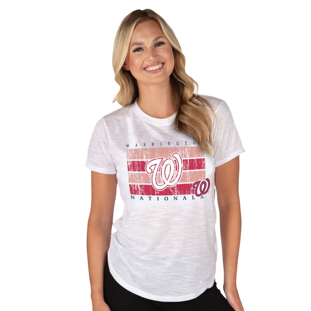 Washington Nationals Concepts Sport Women's Infuse Knit Top - White