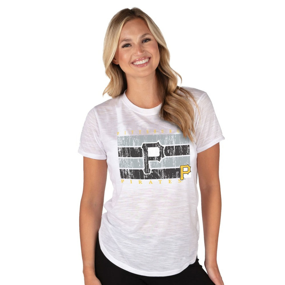 Pittsburgh Pirates Concepts Sport Women's Infuse Knit Top - White