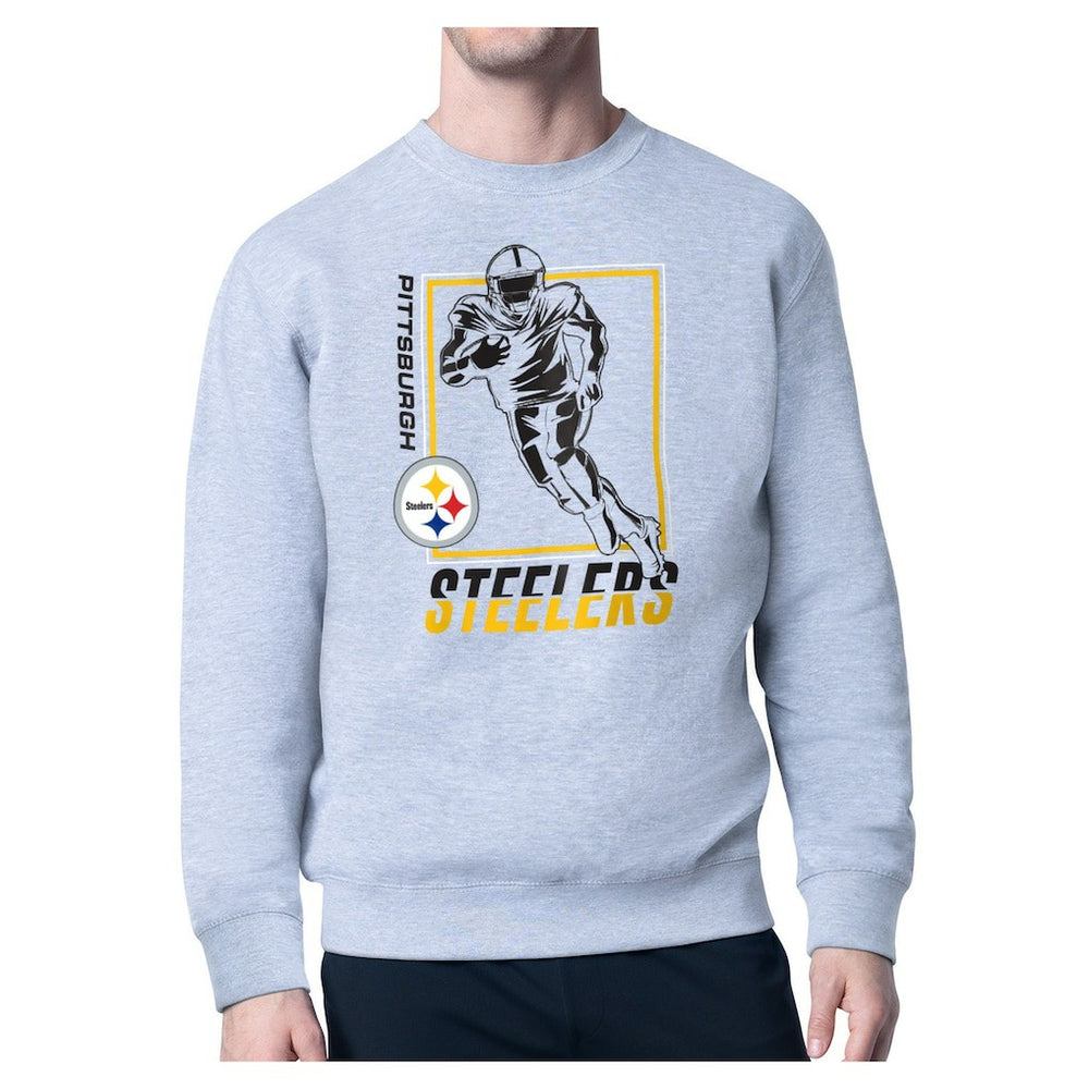 NFL Pittsburgh Steelers Starter Player Grid Pullover Sweatshirt