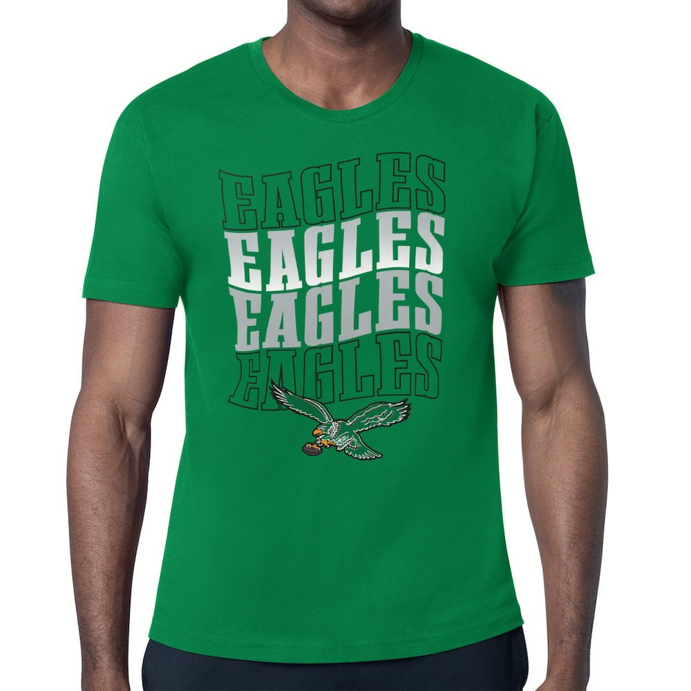 NFL Philadelphia Eagles Starter Stacked Retro Logo T-Shirt