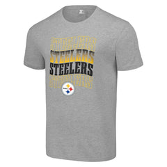 NFL Pittsburgh Steelers Starter Four Team Name Logo T-Shirt