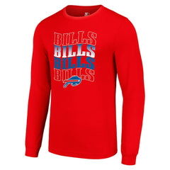 NFL Buffalo Bills Starter Team Name Graphic Long Sleeve T-Shirt