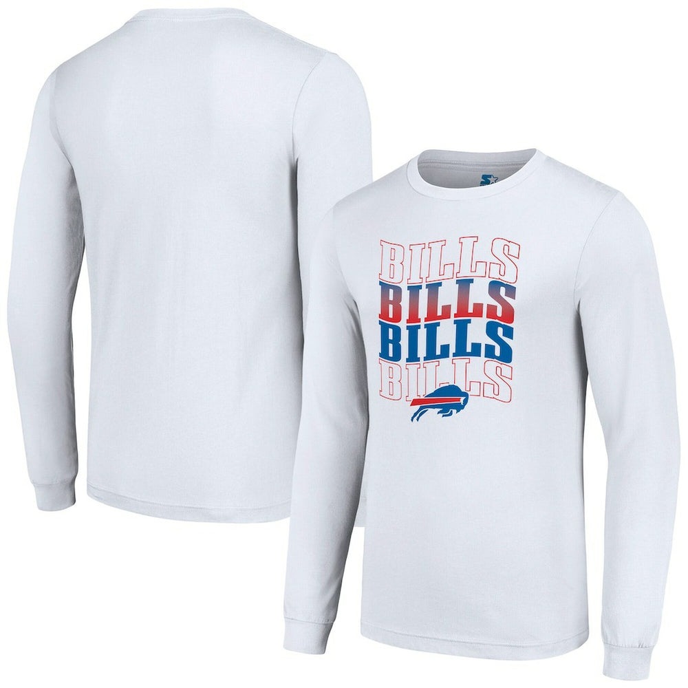 NFL Buffalo Bills Starter Team Name Graphic Long Sleeve T-Shirt