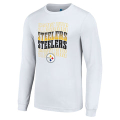 NFL Pittsburgh Steelers Starter Team Name Graphic Long Sleeve T-Shirt