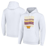 NFL Washington Commanders Starter Four Team Name Logo Fleece Pullover Hoodie