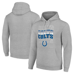 NFL Indianapolis Colts Starter Four Team Name Logo Fleece Pullover Hoodie