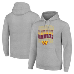NFL Washington Commanders Starter Four Team Name Logo Fleece Pullover Hoodie