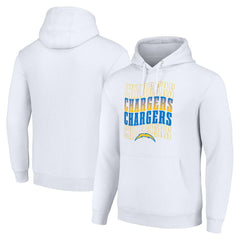 NFL Los Angeles Chargers Starter Four Team Name Logo Fleece Pullover Hoodie
