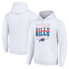 NFL Buffalo Bills Starter Four Team Name Logo Fleece Pullover Hoodie
