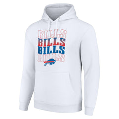 NFL Buffalo Bills Starter Four Team Name Logo Fleece Pullover Hoodie