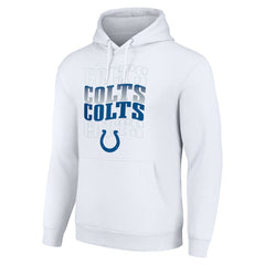 NFL Indianapolis Colts Starter Four Team Name Logo Fleece Pullover Hoodie
