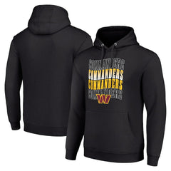 NFL Washington Commanders Starter Four Team Name Logo Fleece Pullover Hoodie