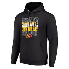 NFL Washington Commanders Starter Four Team Name Logo Fleece Pullover Hoodie