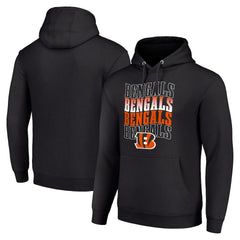 NFL Cincinnati Bengals Starter Four Team Name Logo Fleece Pullover Hoodie