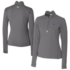 NFL Buffalo Bills Cutter & Buck Women's Traverse Stretch Quarter-Zip Pullover Top
