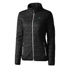 NFL Carolina Panthers Cutter & Buck Women's Rainier PrimaLoft Eco Insulated Full-Zip Puffer Jacket