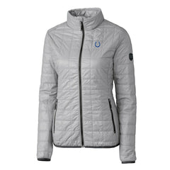 NFL Indianapolis Colts Cutter & Buck Women's Rainier PrimaLoft Eco Insulated Full-Zip Puffer Jacket