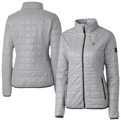 NFL Minnesota Vikings Cutter & Buck Women's Rainier PrimaLoft Eco Insulated Full-Zip Puffer Jacket