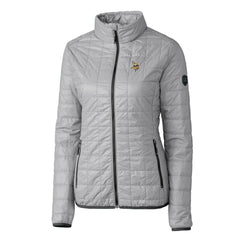 NFL Minnesota Vikings Cutter & Buck Women's Rainier PrimaLoft Eco Insulated Full-Zip Puffer Jacket