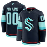 Seattle Kraken Fanatics Home Premium Custom Jersey