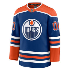 Edmonton Oilers Fanatics Home Premium Custom Jersey