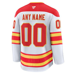 Calgary Flames Fanatics Away Premium Custom Jersey