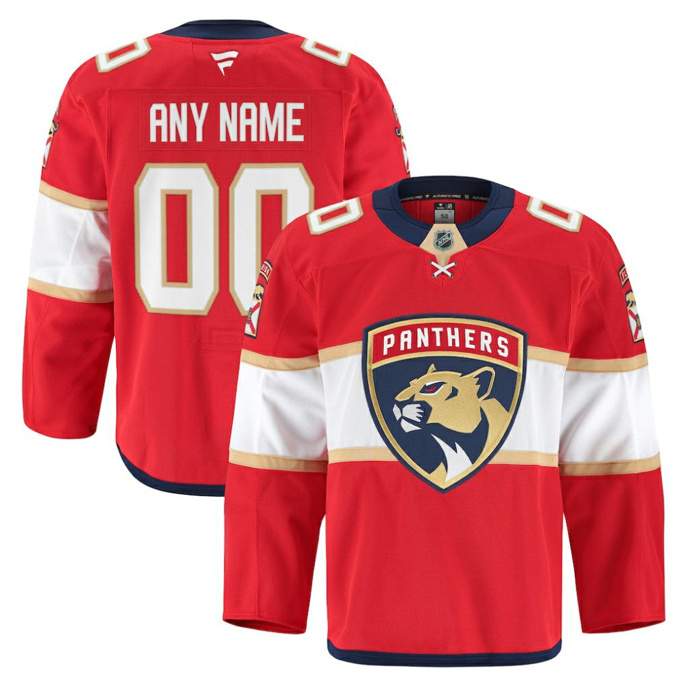 Florida Panthers Fanatics Home Authentic Pro Custom Jersey