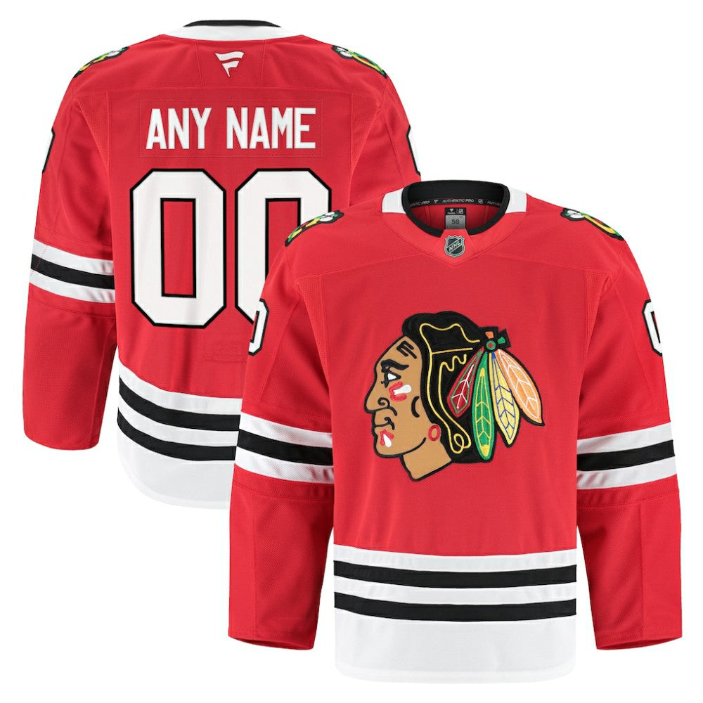Chicago Blackhawks Fanatics Home Authentic Pro Custom Jersey