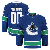 Vancouver Canucks Fanatics Home Authentic Pro Custom Jersey
