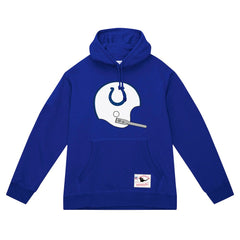 NFL Indianapolis Colts Helmet Logo Vintage Pullover Hoodie