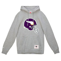 NFL Minnesota Vikings Helmet Logo Vintage Pullover Hoodie