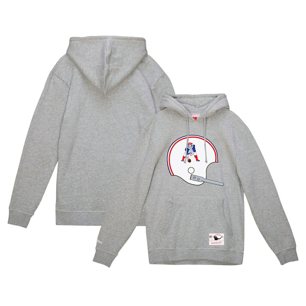 NFL New England Patriots Helmet Logo Vintage Pullover Hoodie