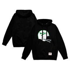 NFL New York Jets Helmet Logo Vintage Pullover Hoodie