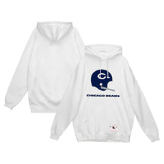 NFL Chicago Bears Helmet Logo Vintage Pullover Hoodie