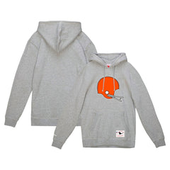 NFL Cleveland Browns Helmet Logo Vintage Pullover Hoodie