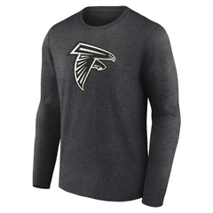NFL Atlanta Falcons Personalized Name & Number Monochrome Long Sleeve T-Shirt