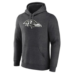 NFL Baltimore Ravens Personalized Name & Number Monochrome Pullover Hoodie