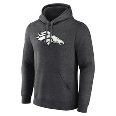 NFL Denver Broncos Personalized Name & Number Monochrome Pullover Hoodie
