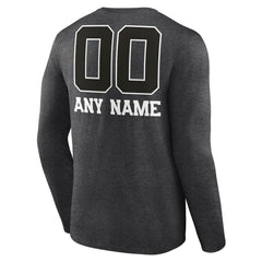NFL Detroit Lions Personalized Name & Number Monochrome Long Sleeve T-Shirt