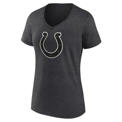 NFL Indianapolis Colts Women's Personalized Name & Number Monochrome V-Neck Long Sleeve T-Shirt