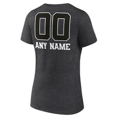 NFL Miami Dolphins Women's Personalized Name & Number Monochrome V-Neck Long Sleeve T-Shirt