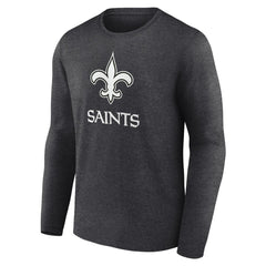 NFL New Orleans Saints Personalized Name & Number Monochrome Long Sleeve T-Shirt