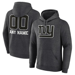 NFL New York Giants Personalized Name & Number Monochrome Pullover Hoodie